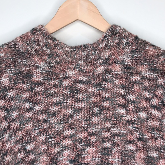 SOLD Witchery Pink Green Textured Twist Jumper S - Picture 4 of 13